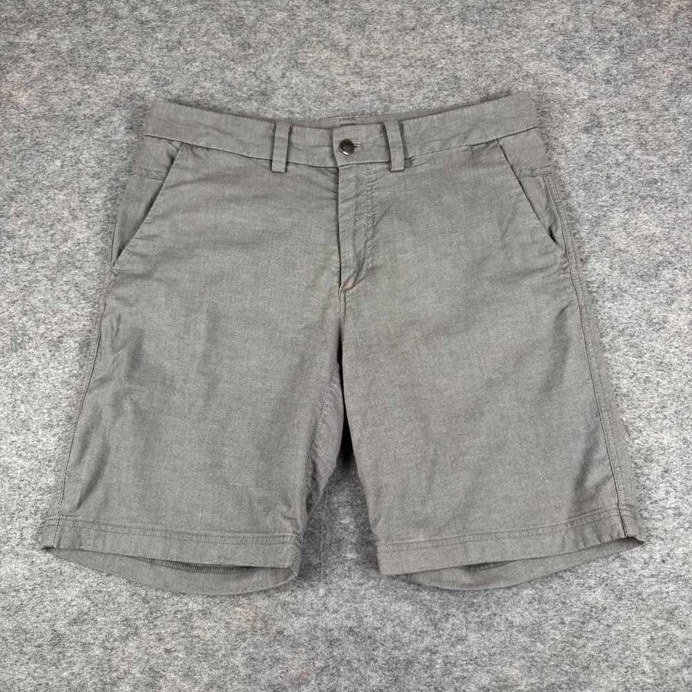 Lululemon Commission Short Qwick Oxford 9" ABC Cable Dark‎ Ash Mens 32
